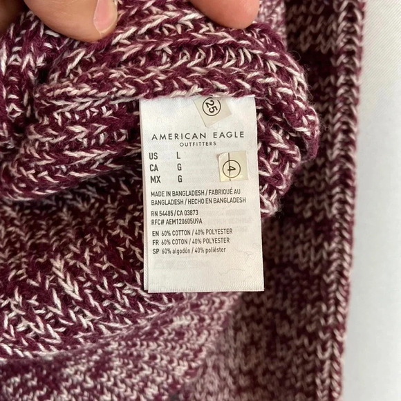 American Eagle Outfitters Crew Neck Long Sleeve Sweater Size Large - Picture 5 of 6